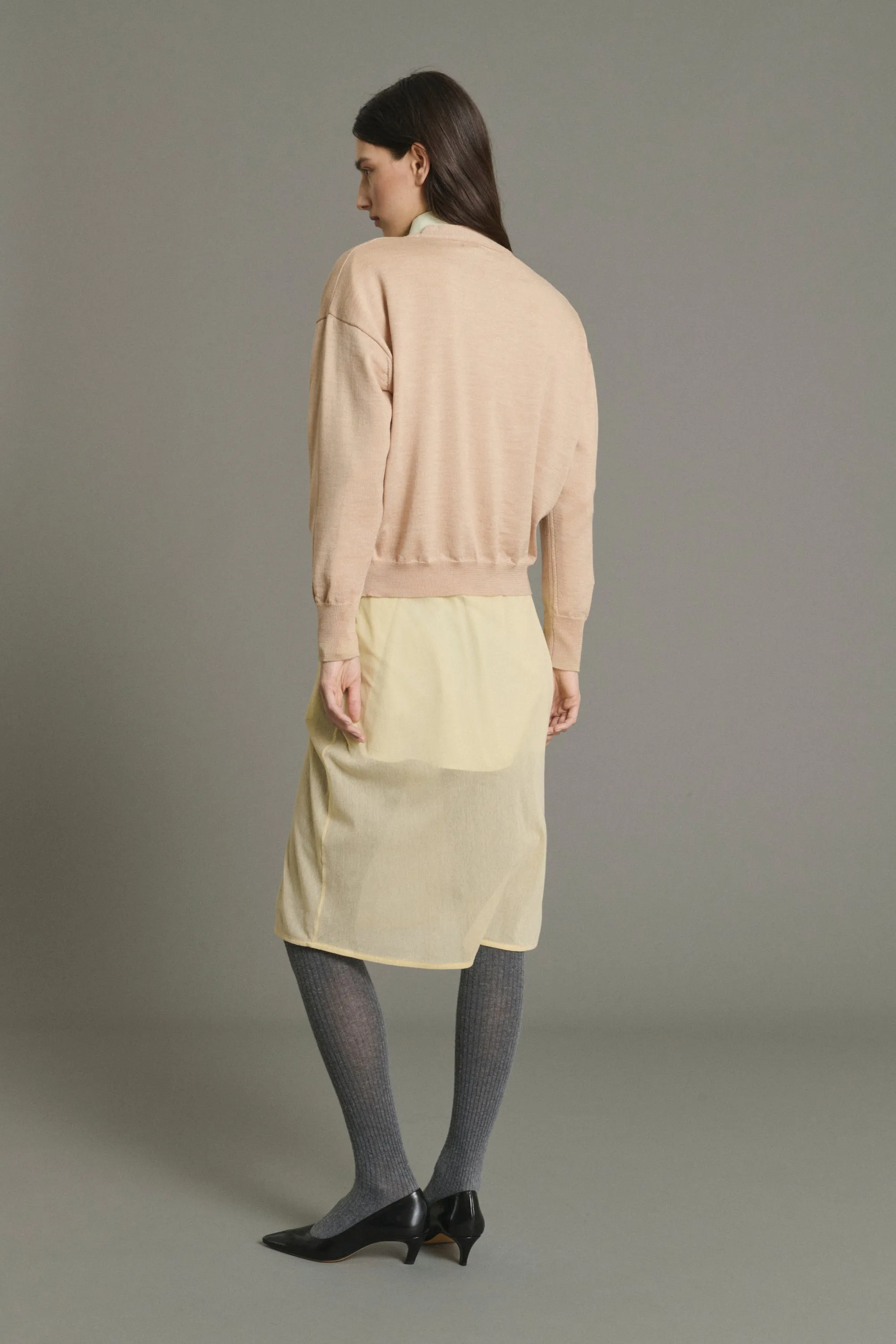 CARDIGAN IDEM BEIGE ROSÉ sold by soeur product image thumbnail 4