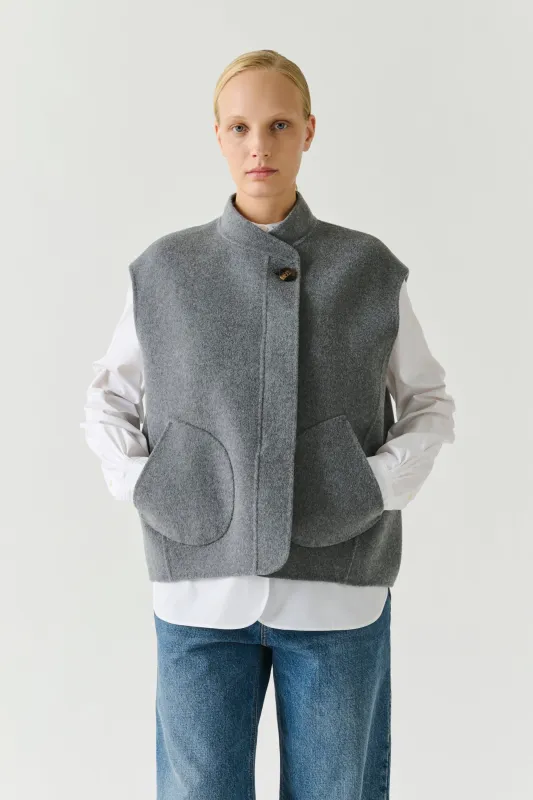 BLOUSON ADELINE GRIS CLAIR made by soeur