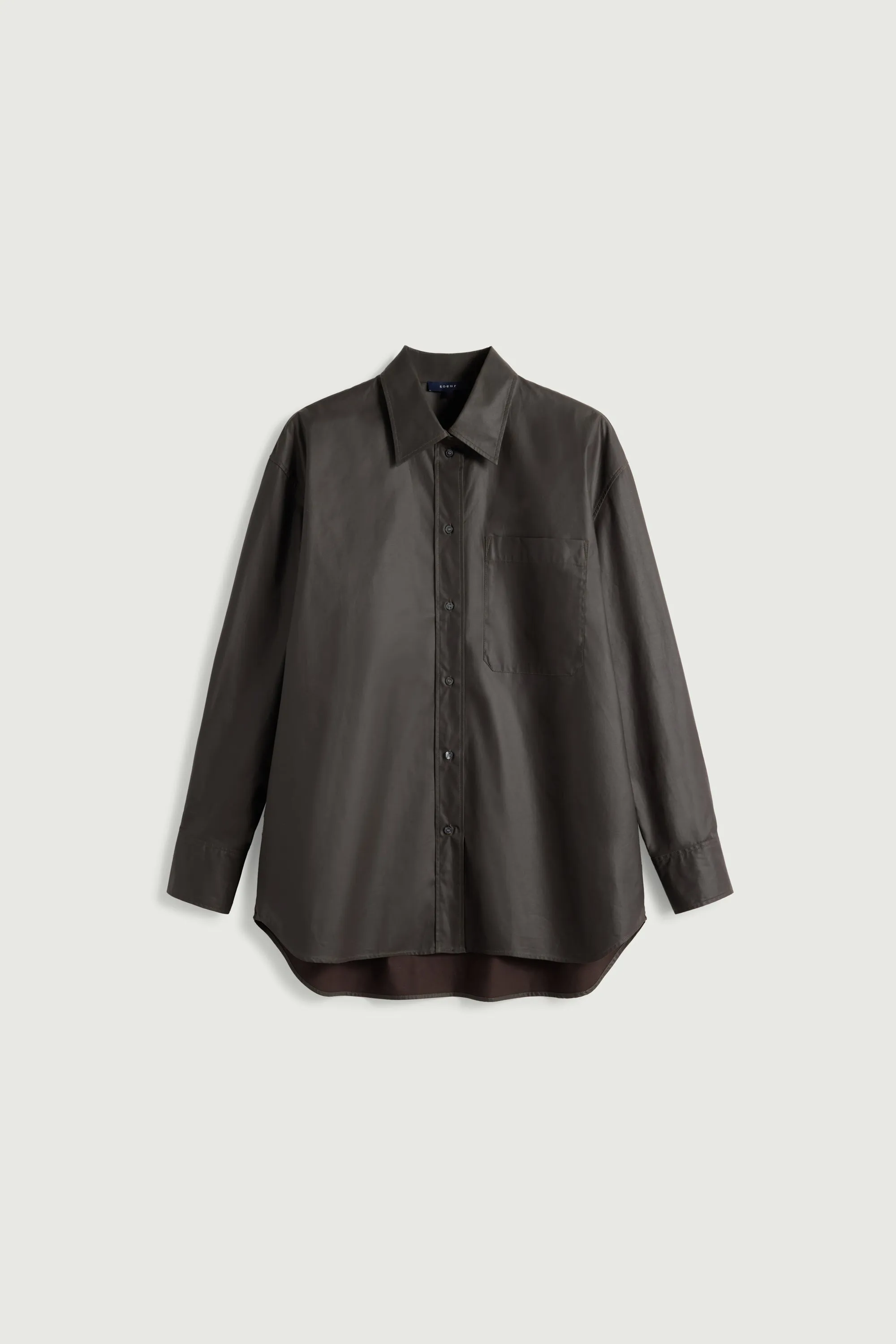 CHEMISE CARLOTTA MARRON FONCÉ sold by soeur product image thumbnail 4