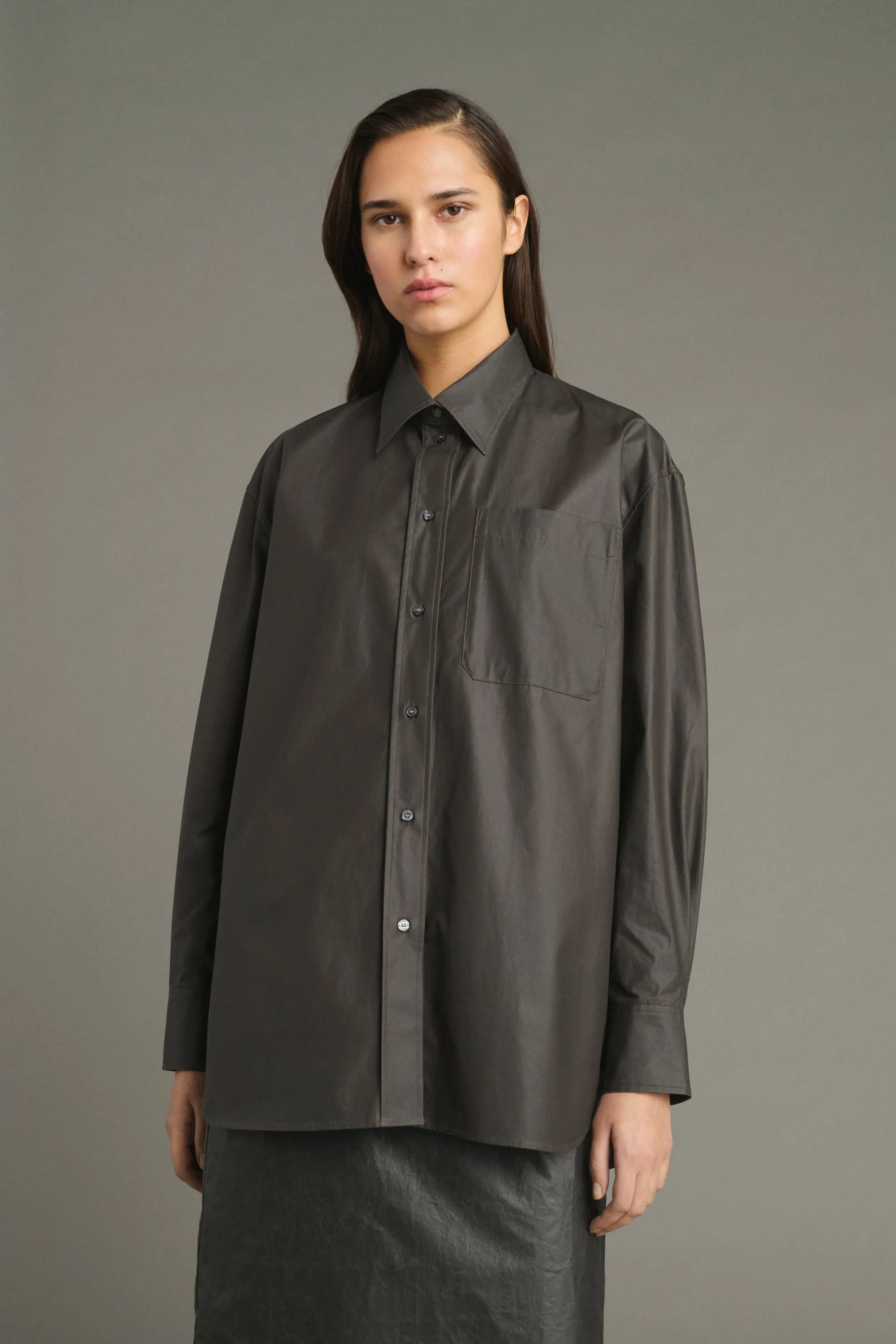 CHEMISE CARLOTTA MARRON FONCÉ sold by soeur product image thumbnail 3