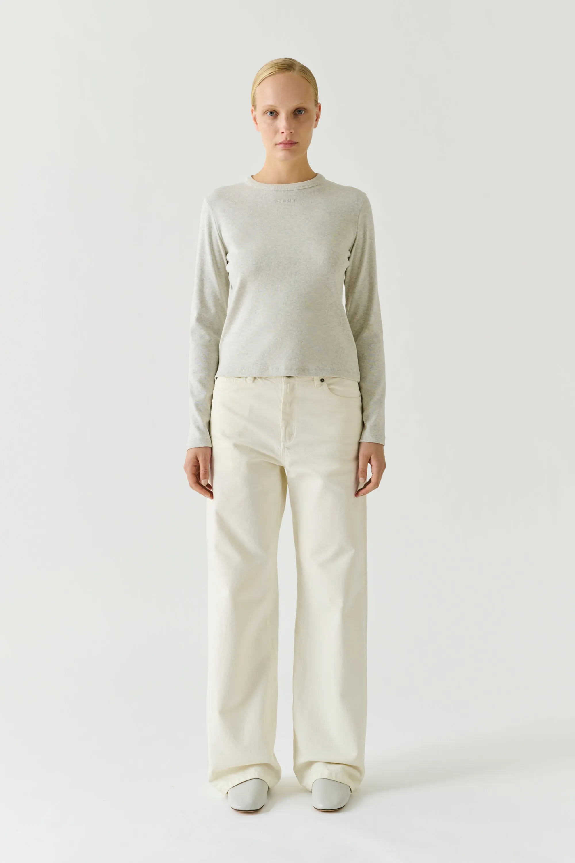 TEE-SHIRT FLAVIE GRIS CHINÉ sold by soeur product image thumbnail 2