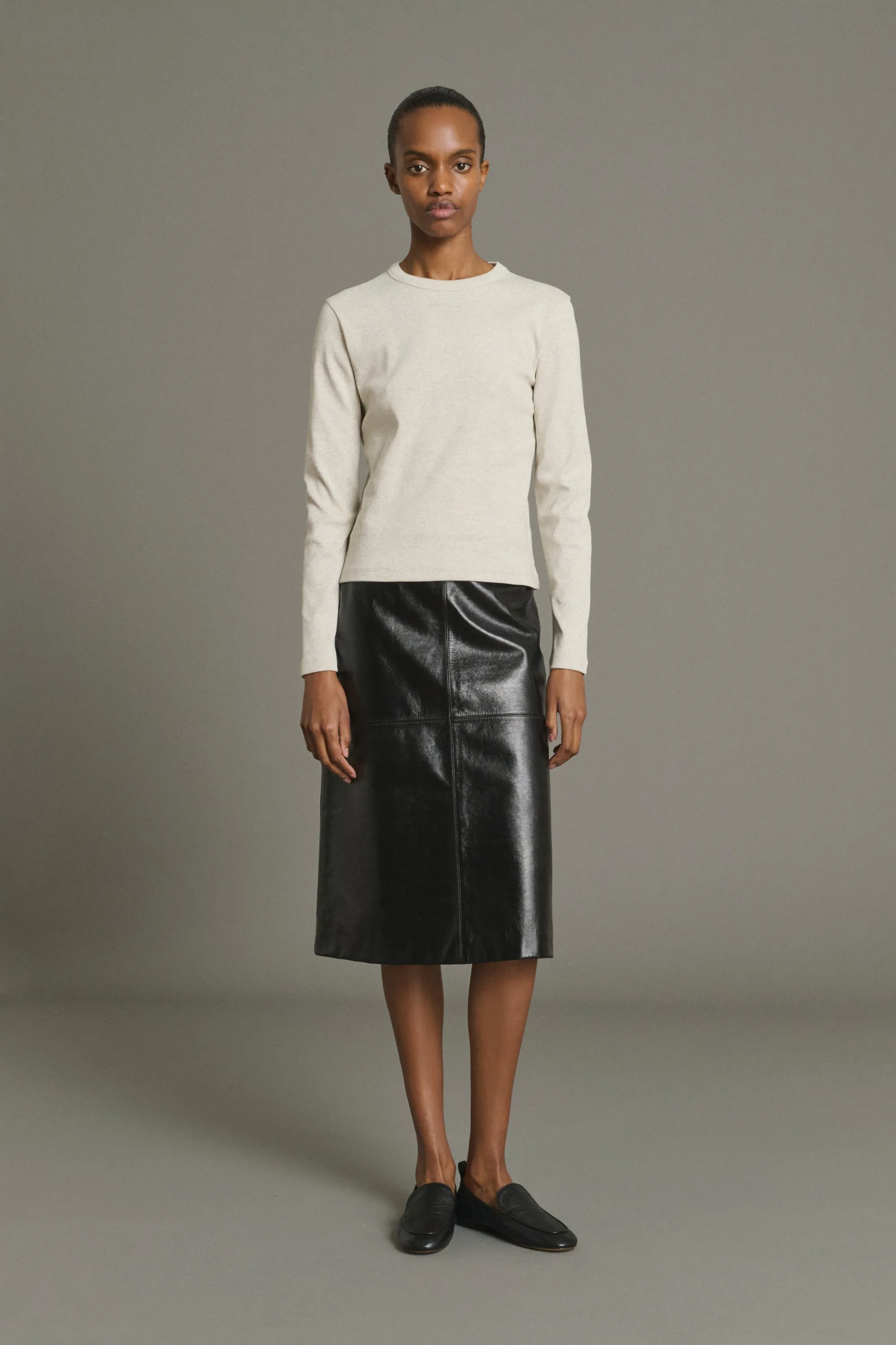 TEE-SHIRT FLAVIE GRIS CHINÉ sold by soeur product image thumbnail 5