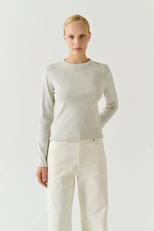 TEE-SHIRT FLAVIE GRIS CHINÉ made by soeur