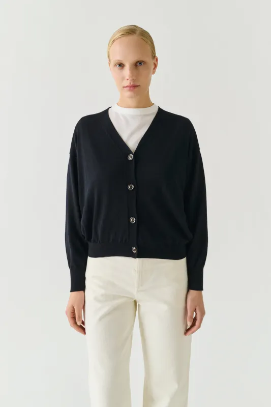 CARDIGAN IDEM NOIR made by soeur