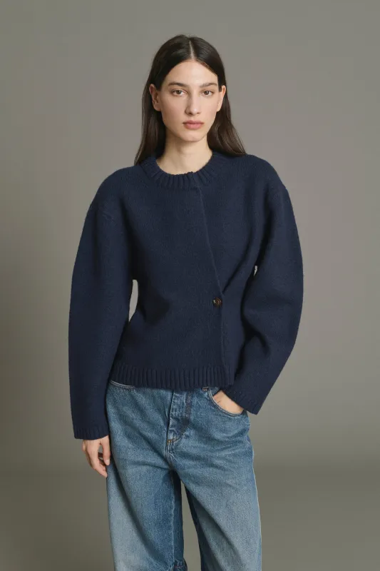 CARDIGAN GALILEO NAVY made by soeur