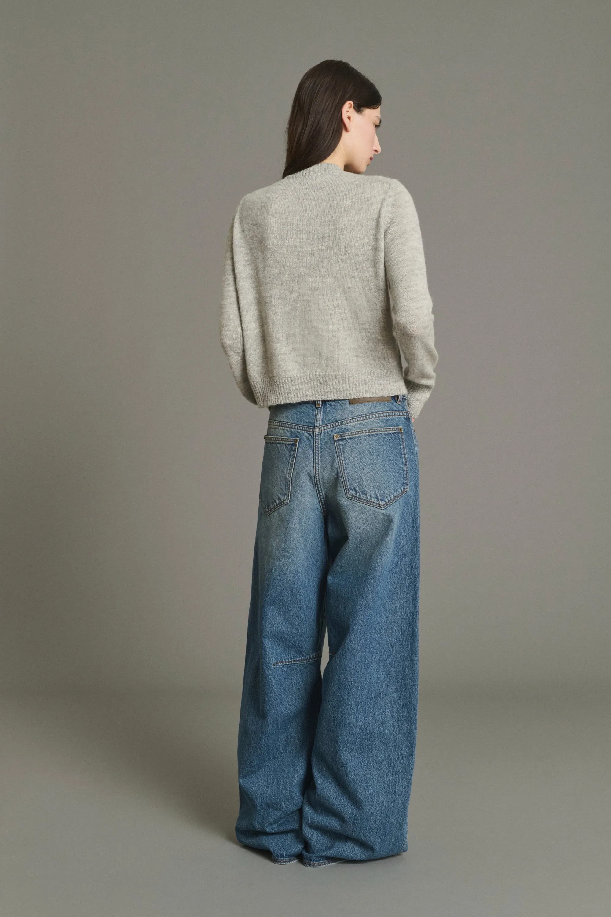 CARDIGAN GRIFFITH GRIS CLAIR CHINÉ sold by soeur product image thumbnail 2