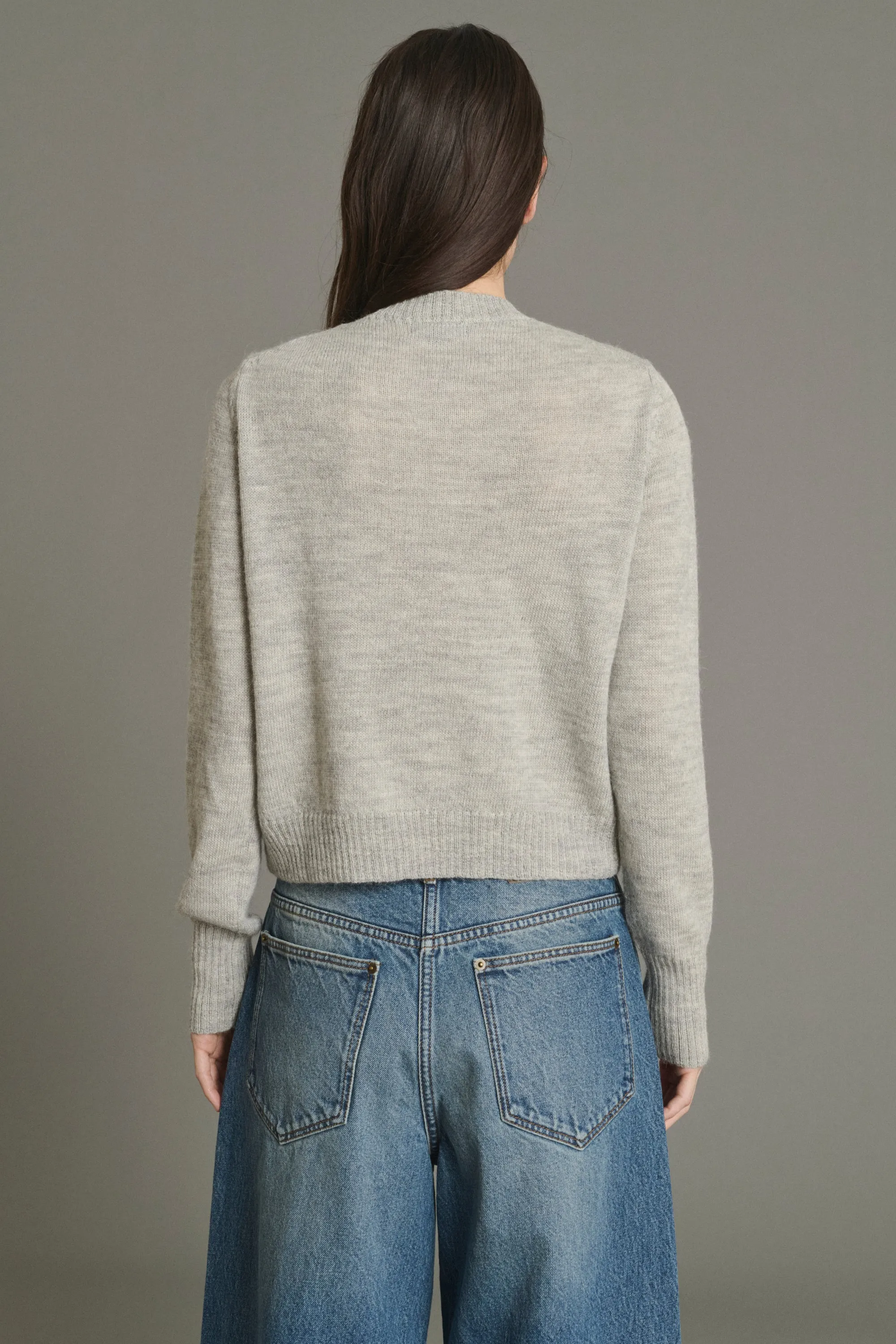 CARDIGAN GRIFFITH GRIS CLAIR CHINÉ sold by soeur product image thumbnail 4