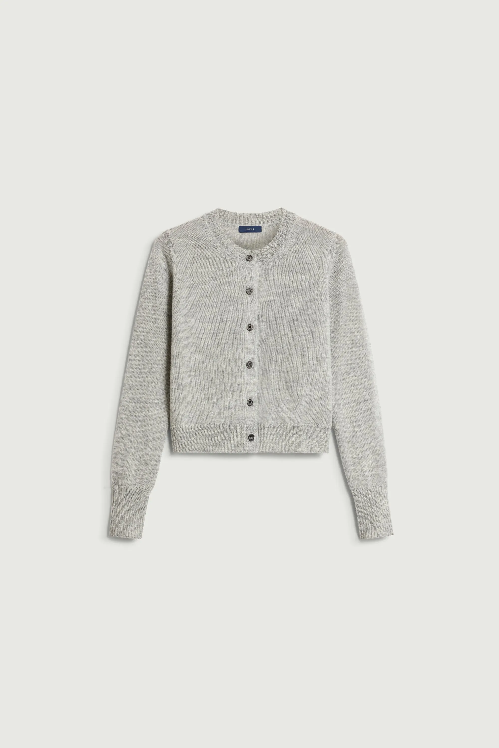 CARDIGAN GRIFFITH GRIS CLAIR CHINÉ sold by soeur product image thumbnail 5