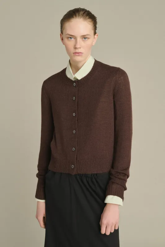 CARDIGAN GRIFFITH MARRON made by soeur