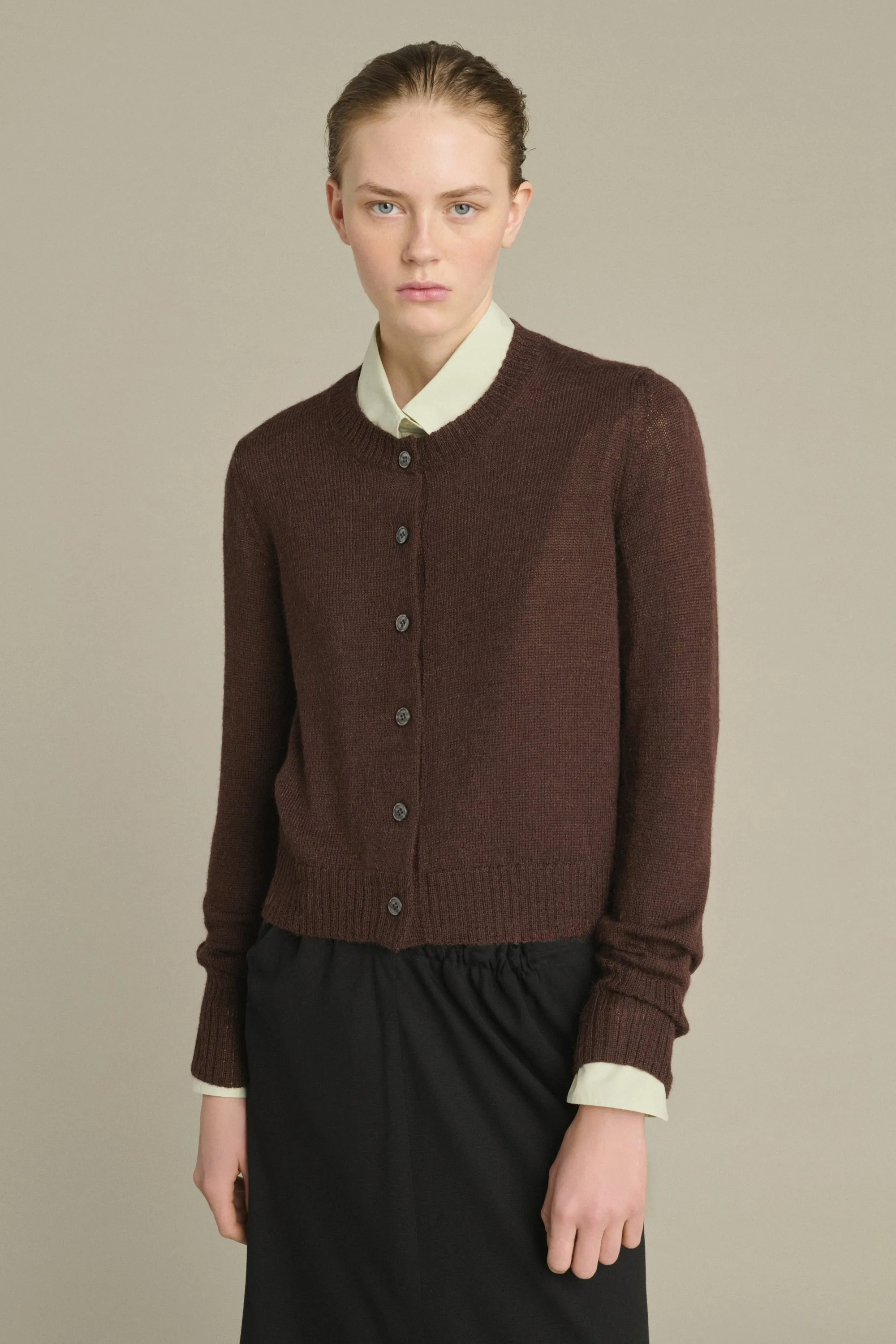 CARDIGAN GRIFFITH MARRON sold by soeur