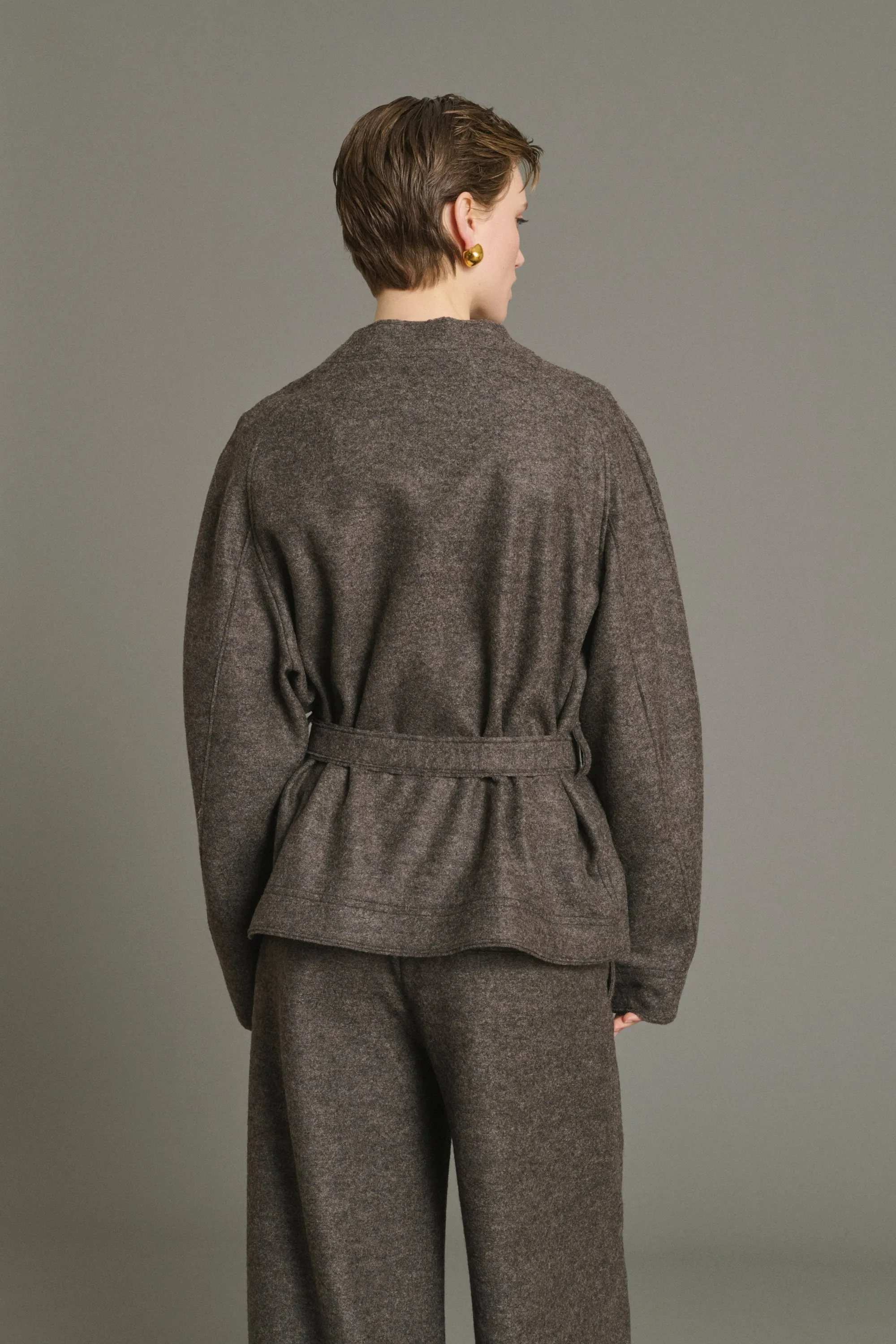 VESTE THEIA TAUPE CHINÉ sold by soeur product image thumbnail 2
