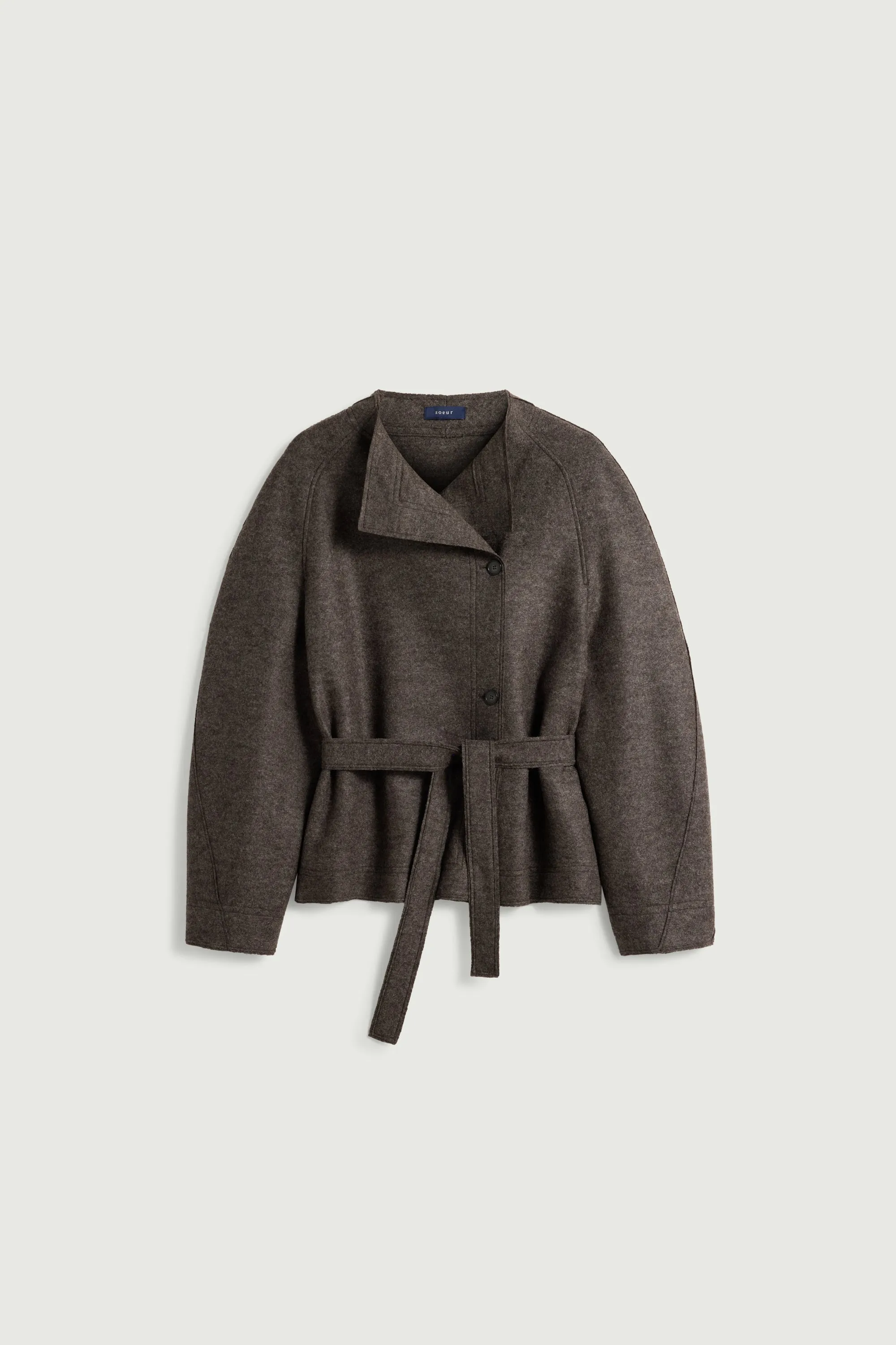 VESTE THEIA TAUPE CHINÉ sold by soeur product image thumbnail 5