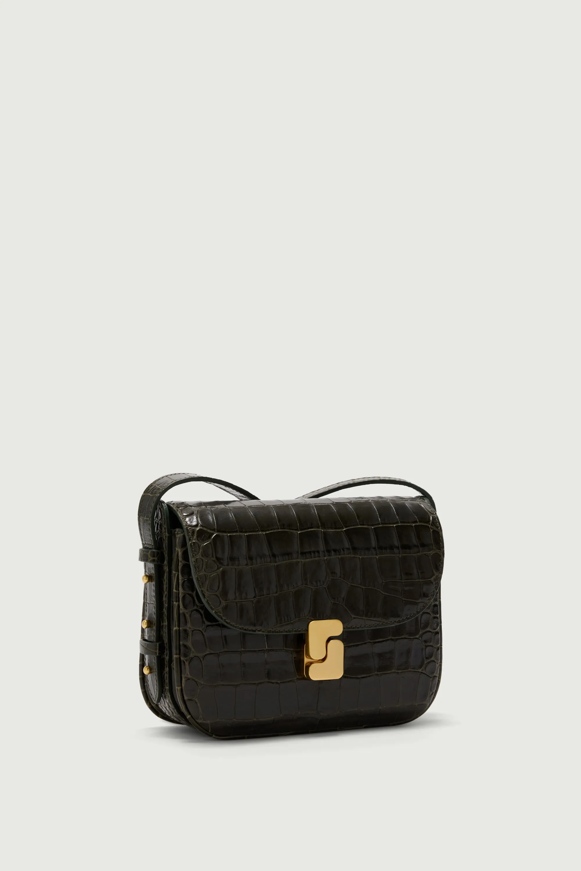 SAC BELLISSIMA MINI VERT OLIVE CROCO sold by soeur product image thumbnail 2