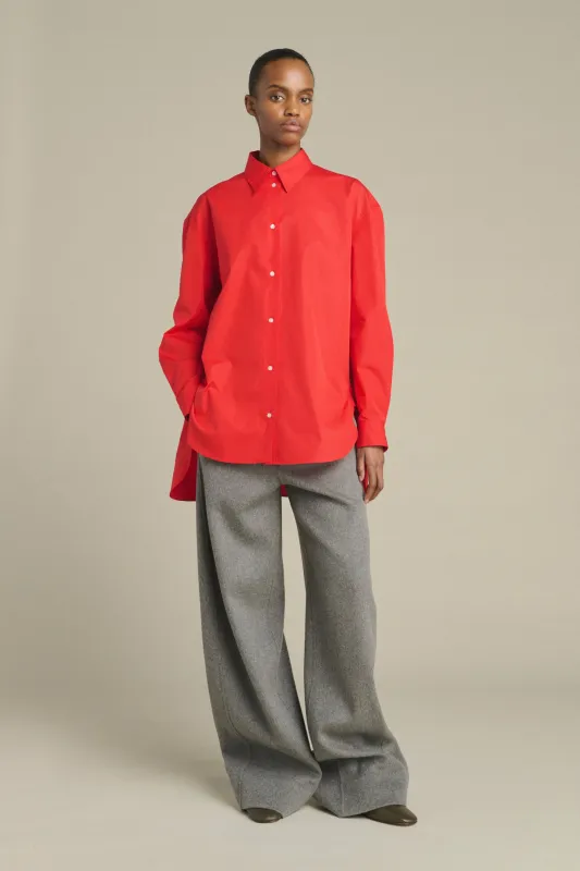 CHEMISE GRENADE ROUGE made by soeur