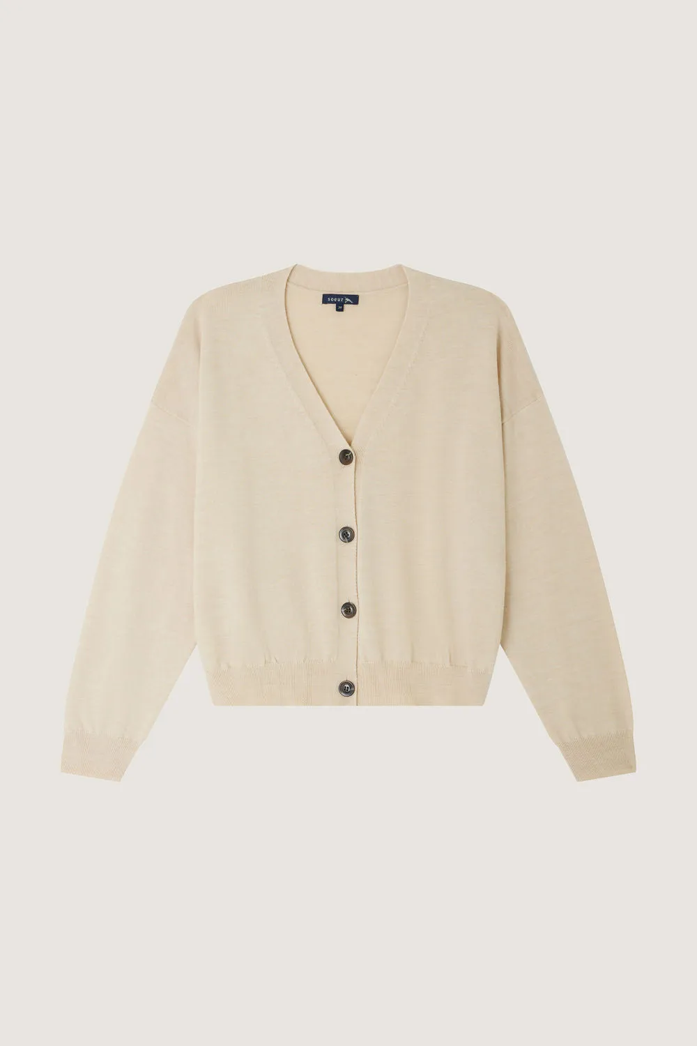 CARDIGAN IDEM ECRU sold by soeur product image thumbnail 3