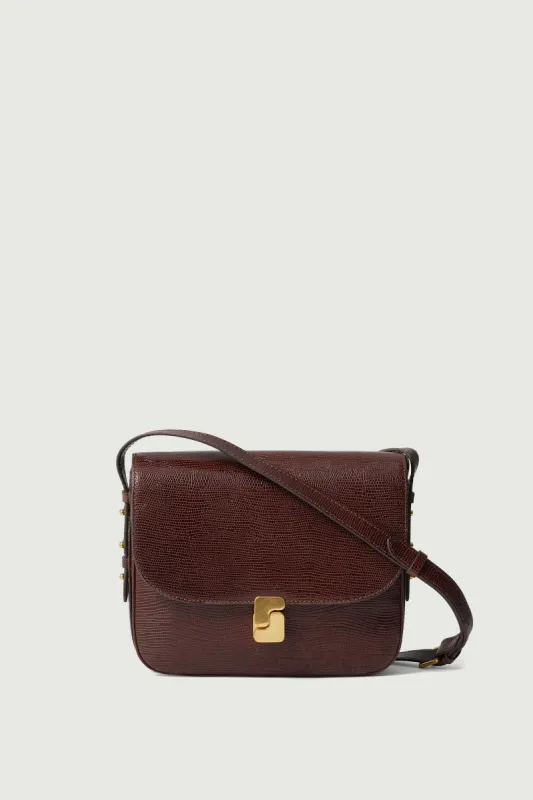 SAC BELLISSIMA MAXI MARRON LÉZARD sold by soeur