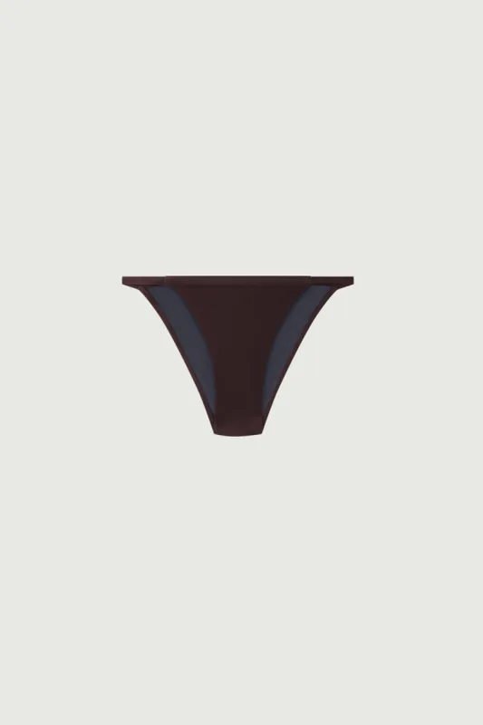 BAS DE MAILLOT DE BAIN TAILLE BASSE IL BIKINIUNO 1 BORDEAUX sold by soeur