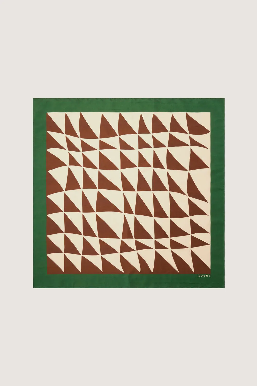 FOULARD CARRE MARRON sold by soeur product image thumbnail 2