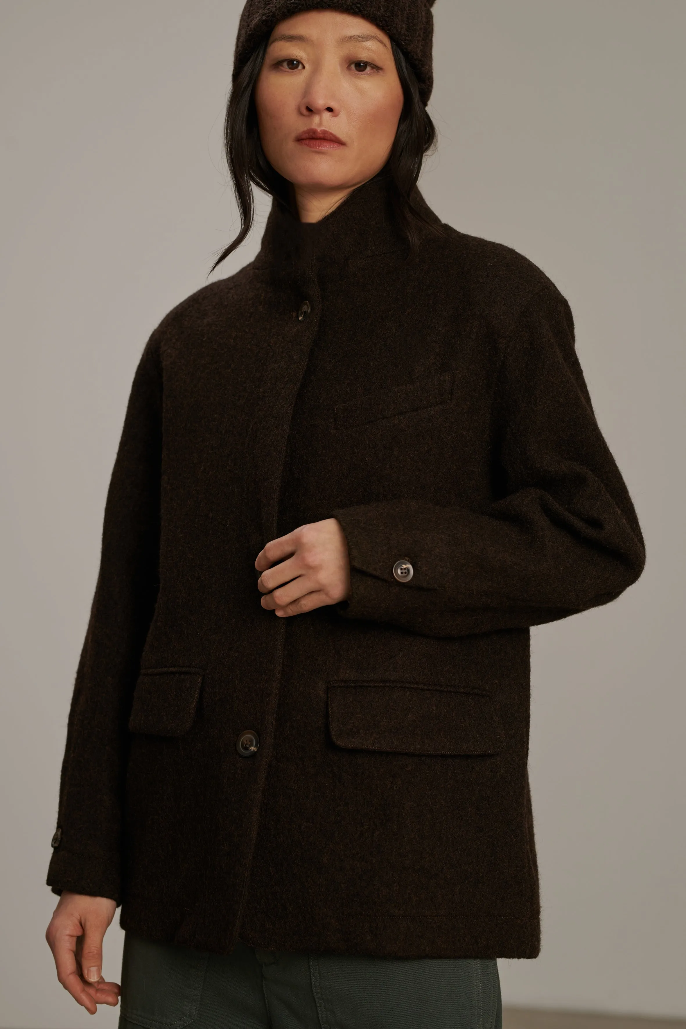 VESTE CLAUDE MARRON sold by soeur