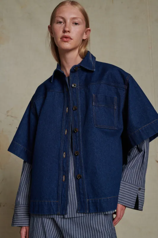 CHEMISE ANTOINETTE BLEUE sold by soeur