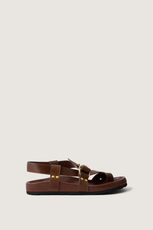 SANDALES ALPHA MARRON made by soeur