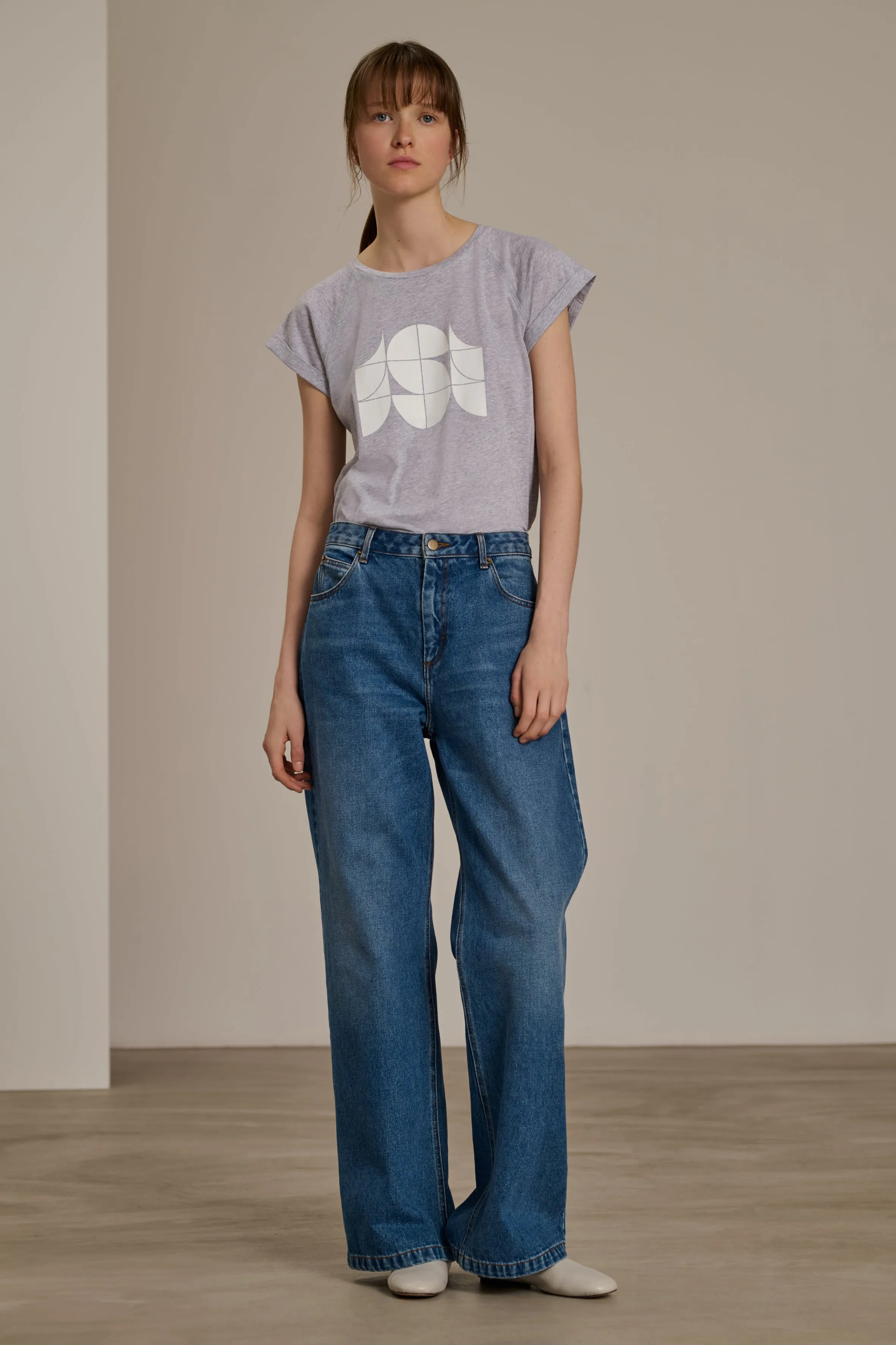 TEE-SHIRT VALENTINA GRIS sold by soeur product image thumbnail 3