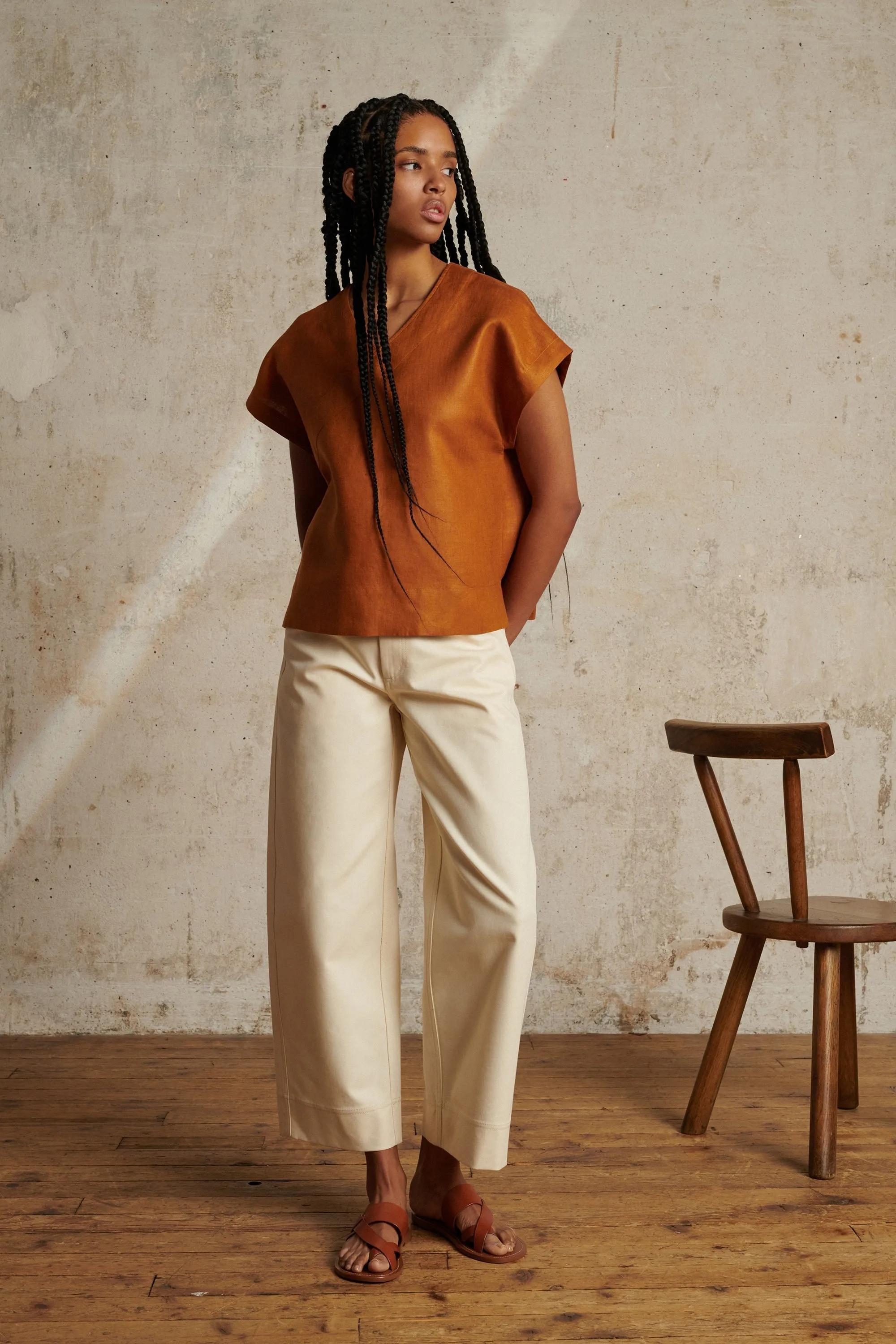 CHEMISE UZES ORANGE sold by soeur product image thumbnail 3