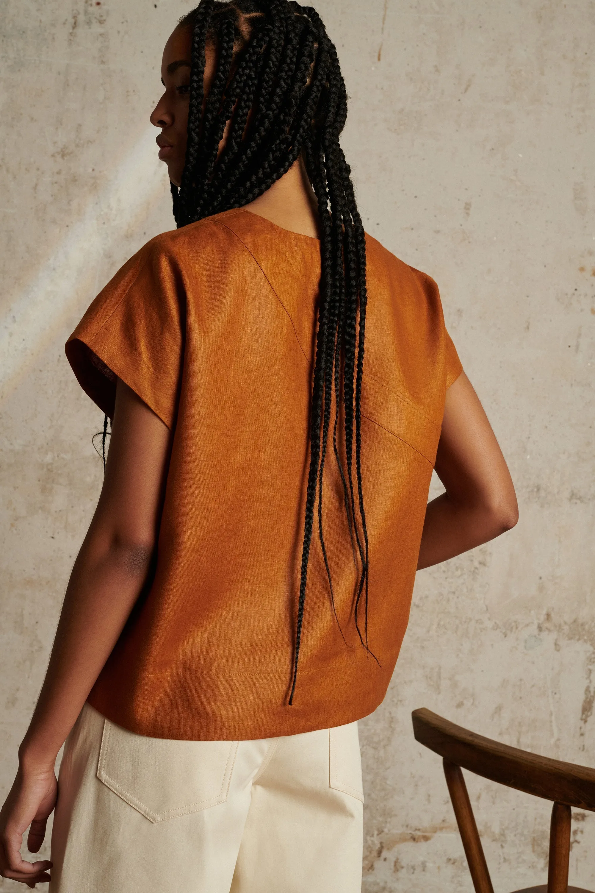 CHEMISE UZES ORANGE sold by soeur product image thumbnail 2