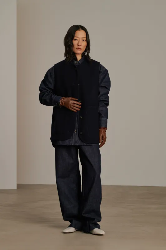 VESTE CHICAGO  NAVY made by soeur