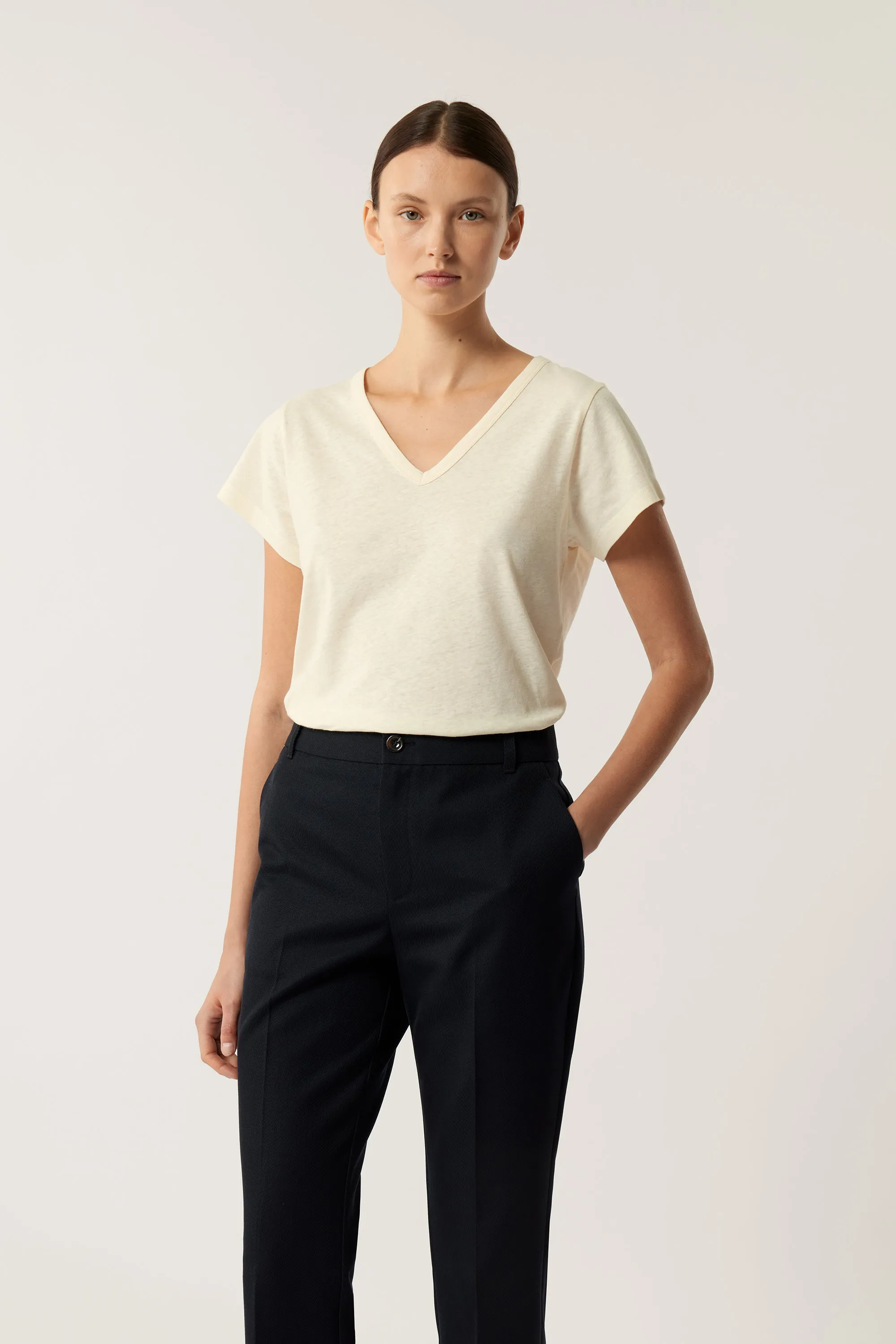 TEE-SHIRT DOMINIQUE ECRU sold by soeur