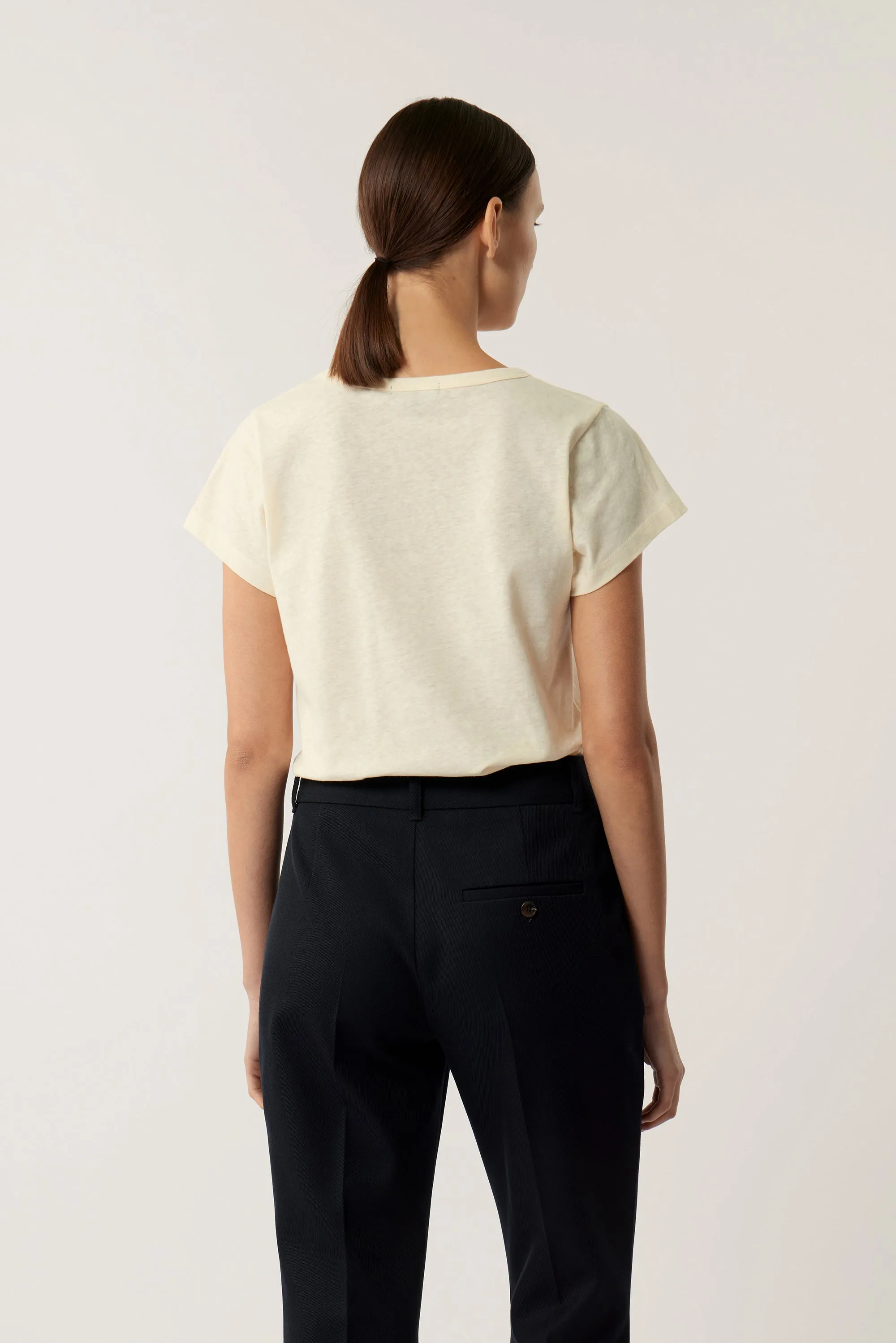 TEE-SHIRT DOMINIQUE ECRU sold by soeur product image thumbnail 2