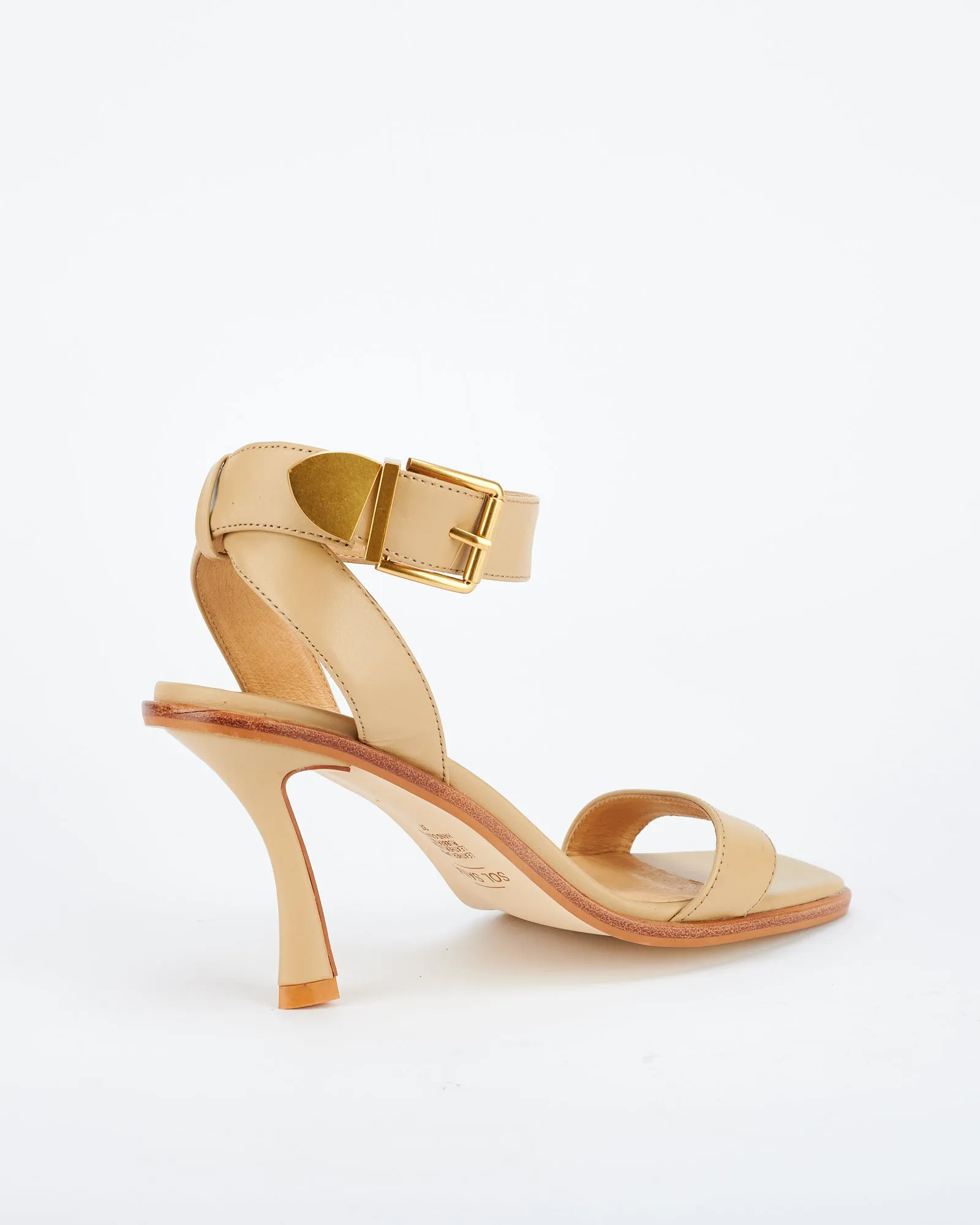 Lelu Heel Parchment/Gold sold by Sol Sana product image thumbnail 3