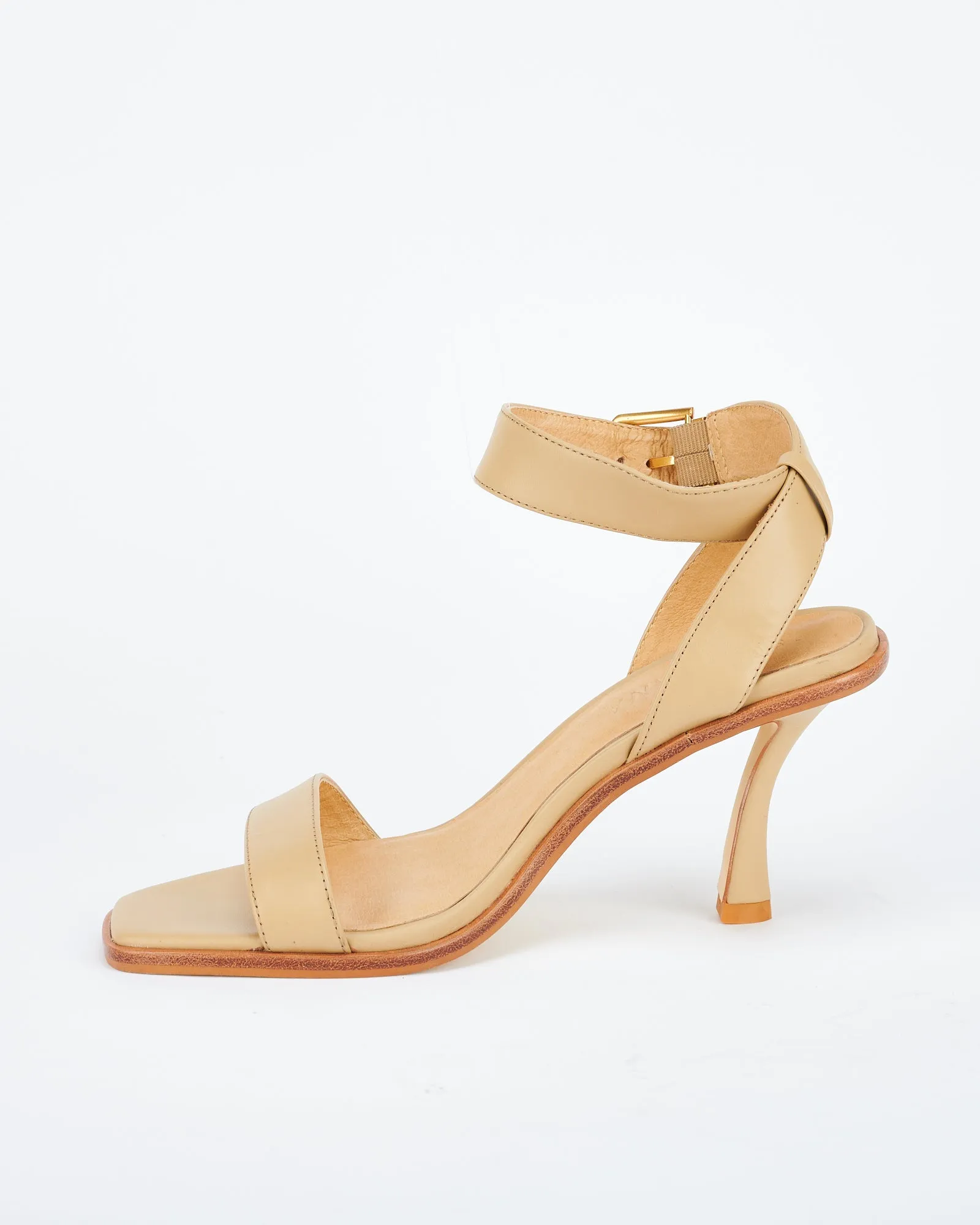 Lelu Heel Parchment/Gold sold by Sol Sana product image thumbnail 4