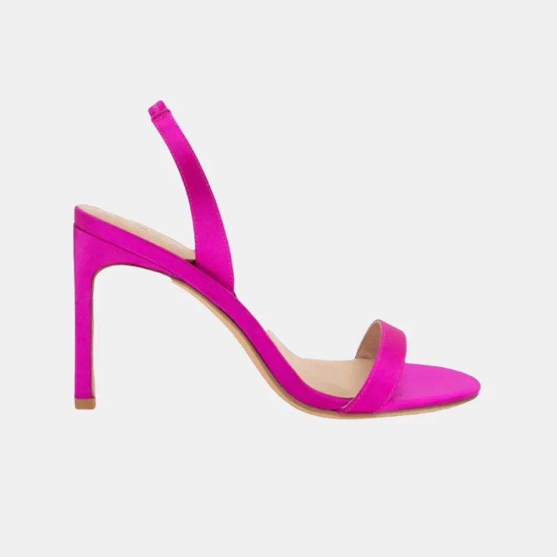 Martini Heel Pink Satin sold by Sol Sana