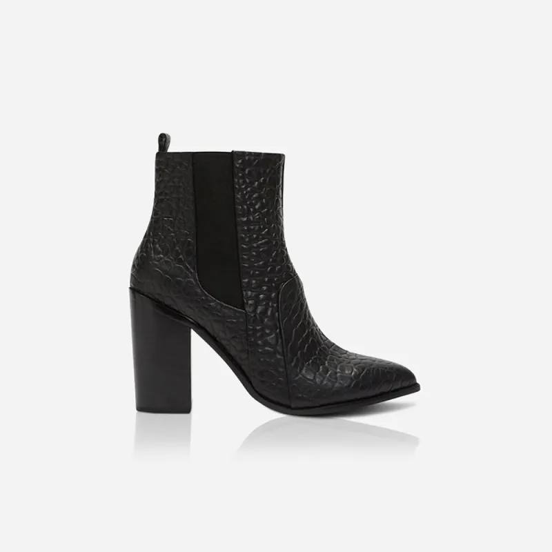 Lori Boot Black Elephant sold by Sol Sana