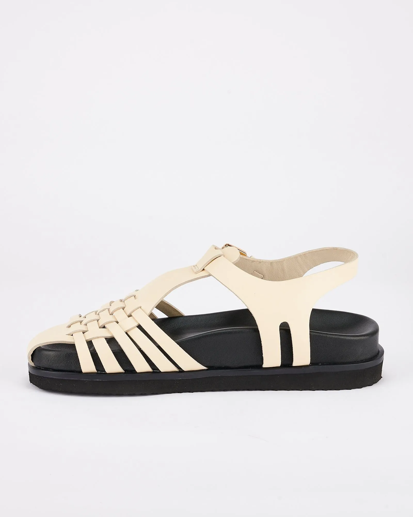 Fisherman Footbed Off white/Black sold by Sol Sana product image thumbnail 4