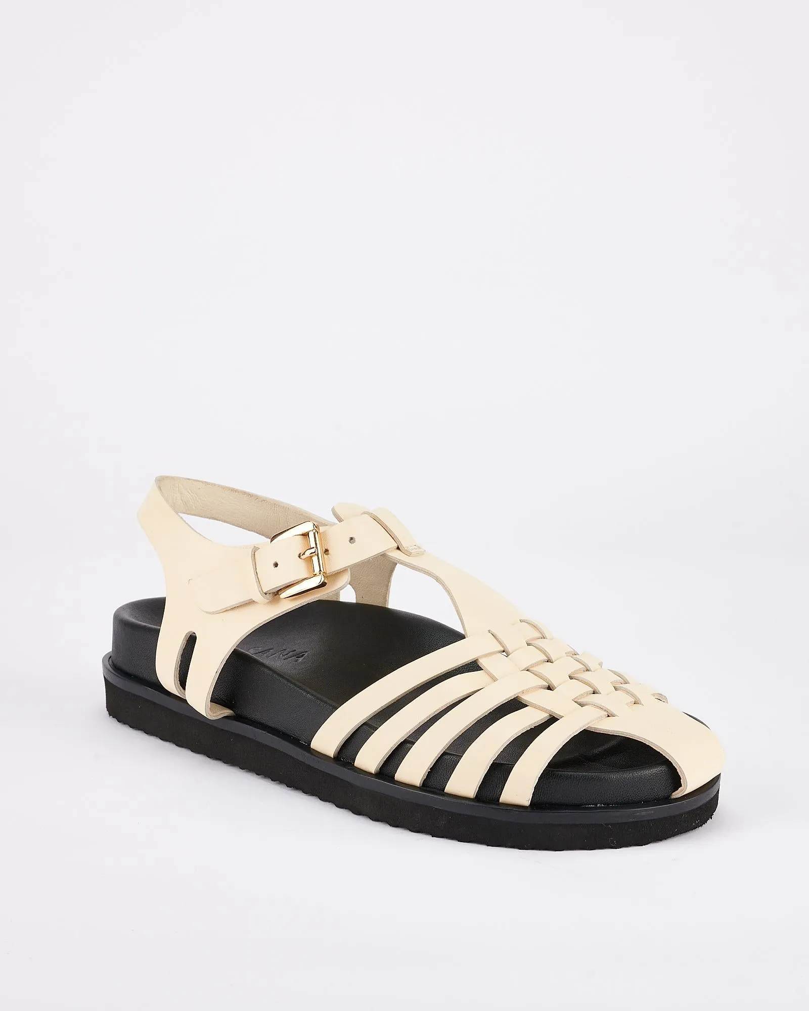 Fisherman Footbed Off white/Black sold by Sol Sana product image thumbnail 2