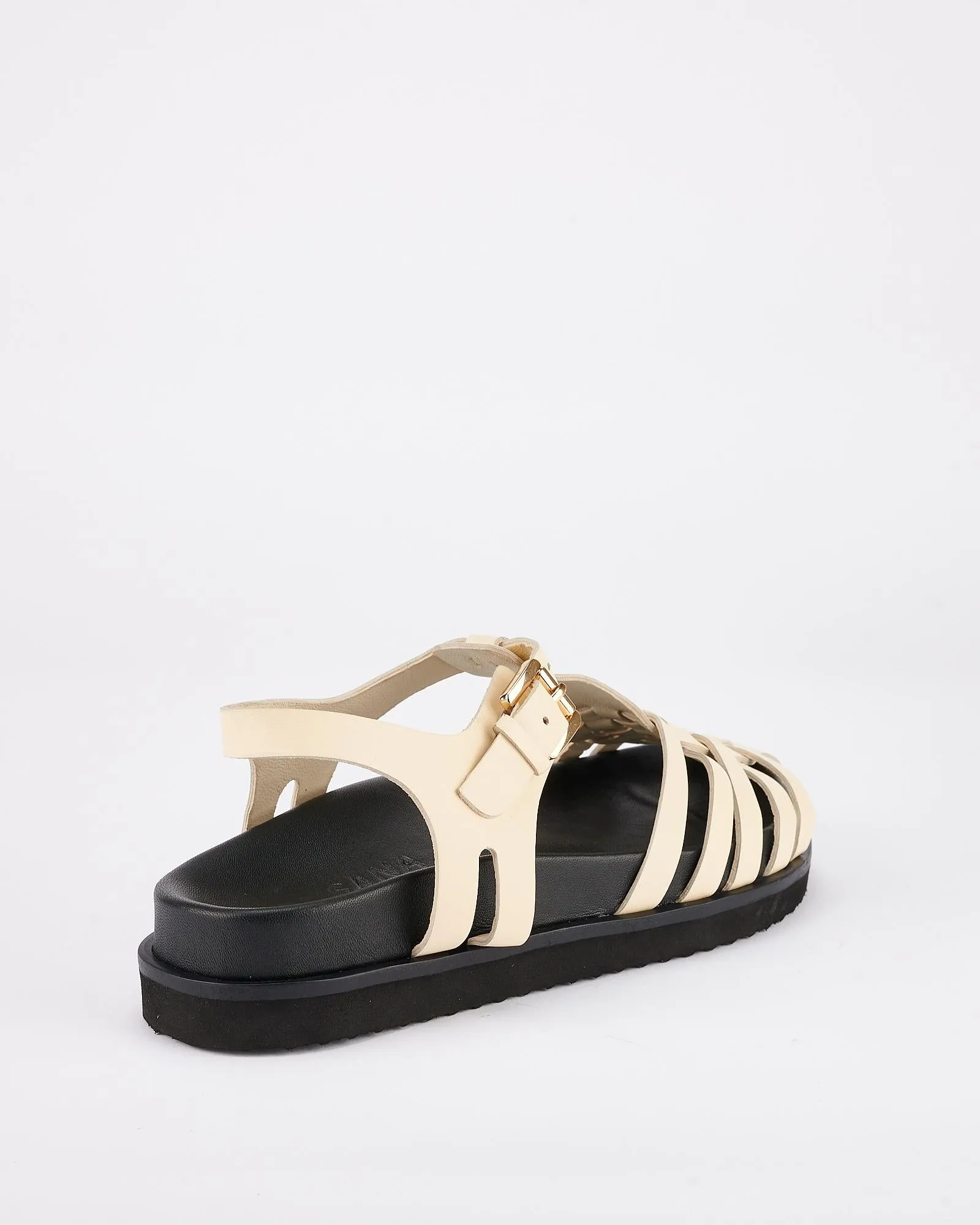 Fisherman Footbed Off white/Black sold by Sol Sana product image thumbnail 3