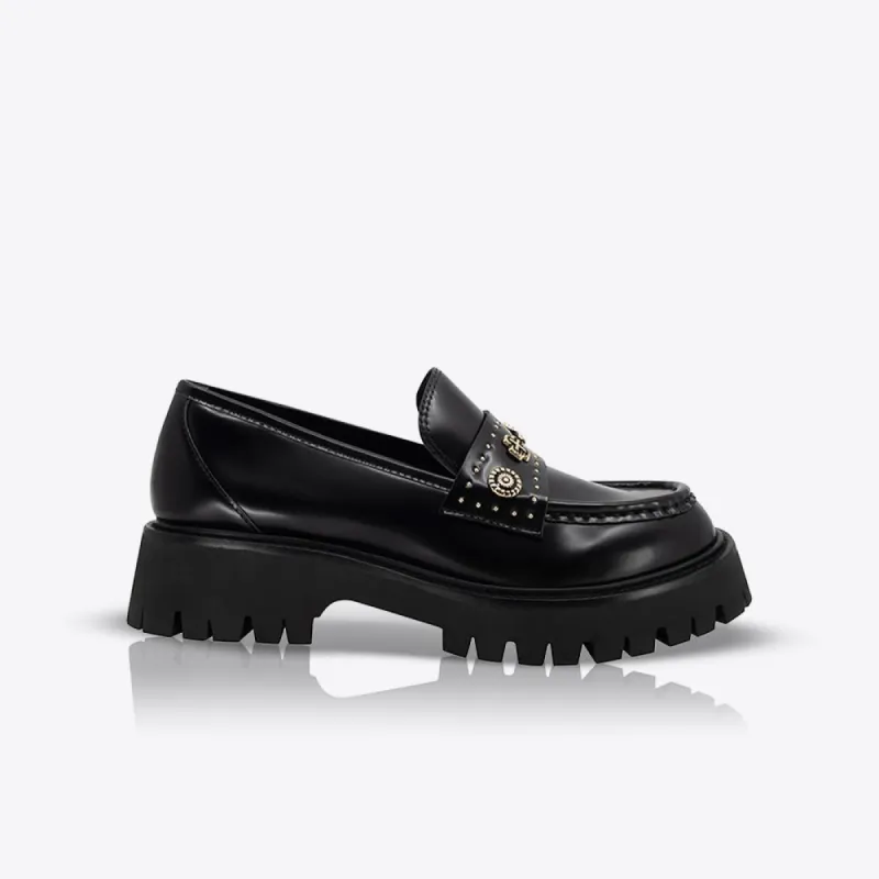 Maritime Loafer Black/Gold sold by Sol Sana