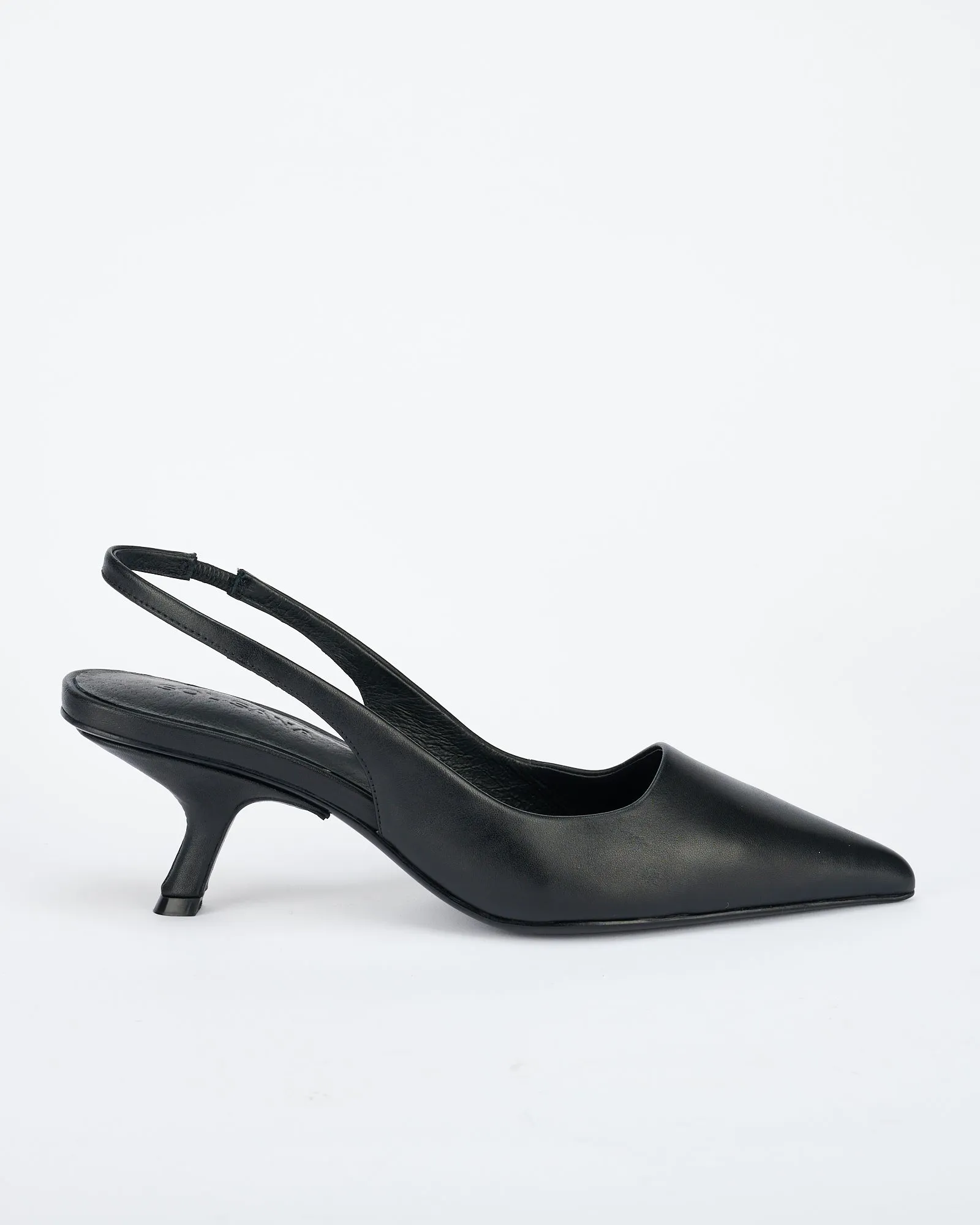Sandra Heel Black sold by Sol Sana