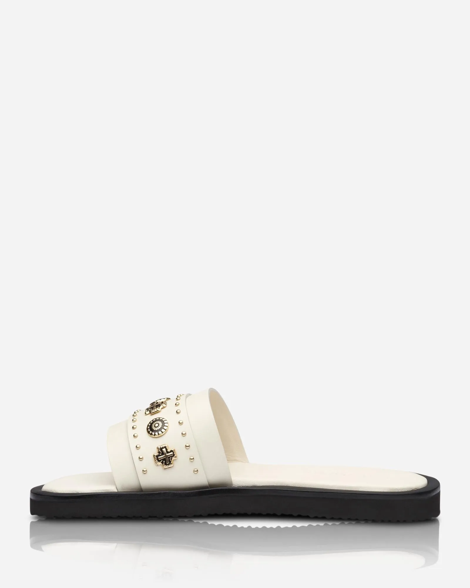 Cleo Slide Off White/Gold sold by Sol Sana product image thumbnail 2