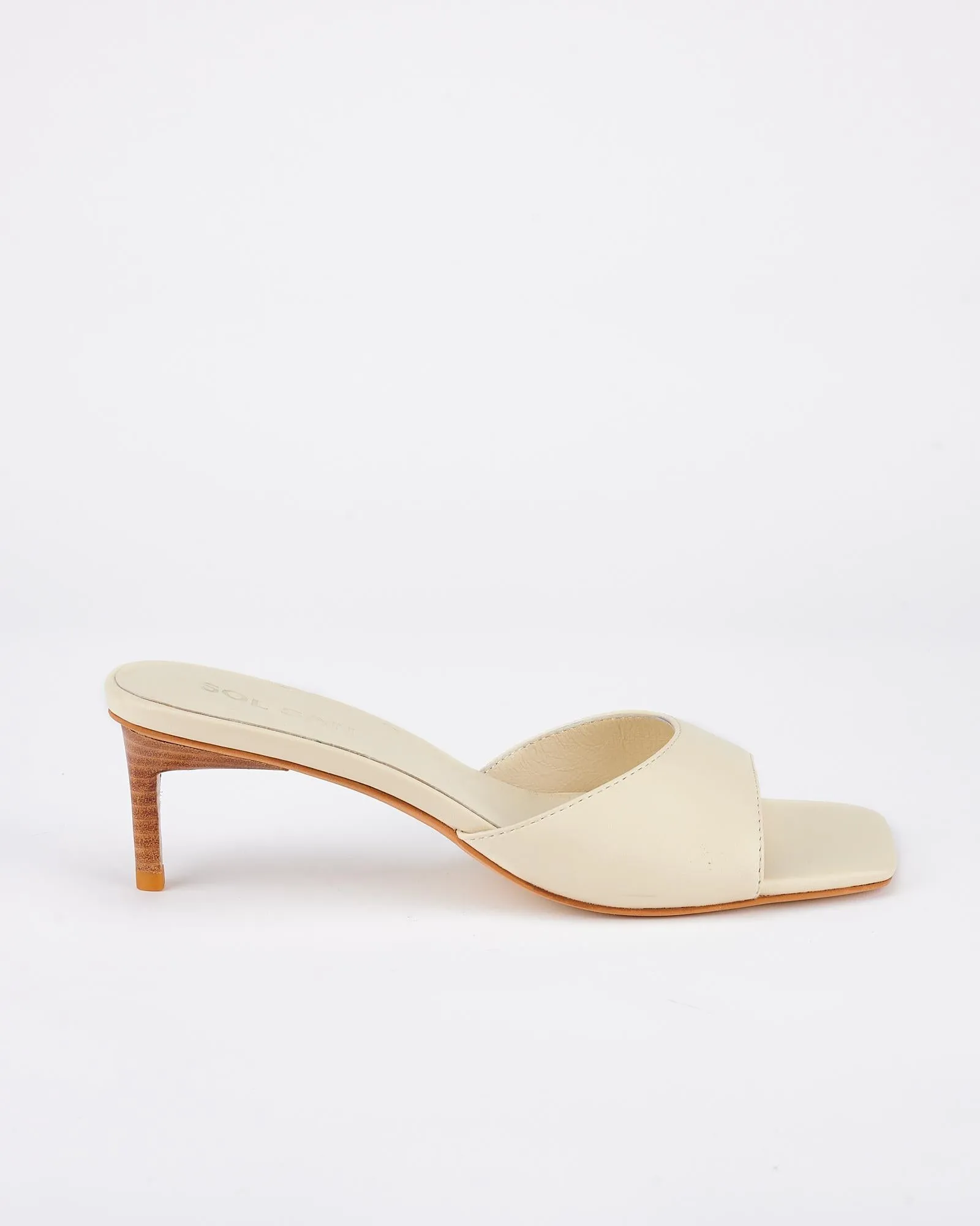 Ginny Mule Off White sold by Sol Sana