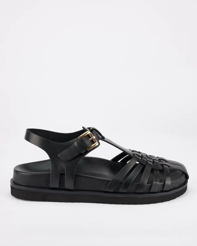 Fisherman Footbed Black sold by Sol Sana