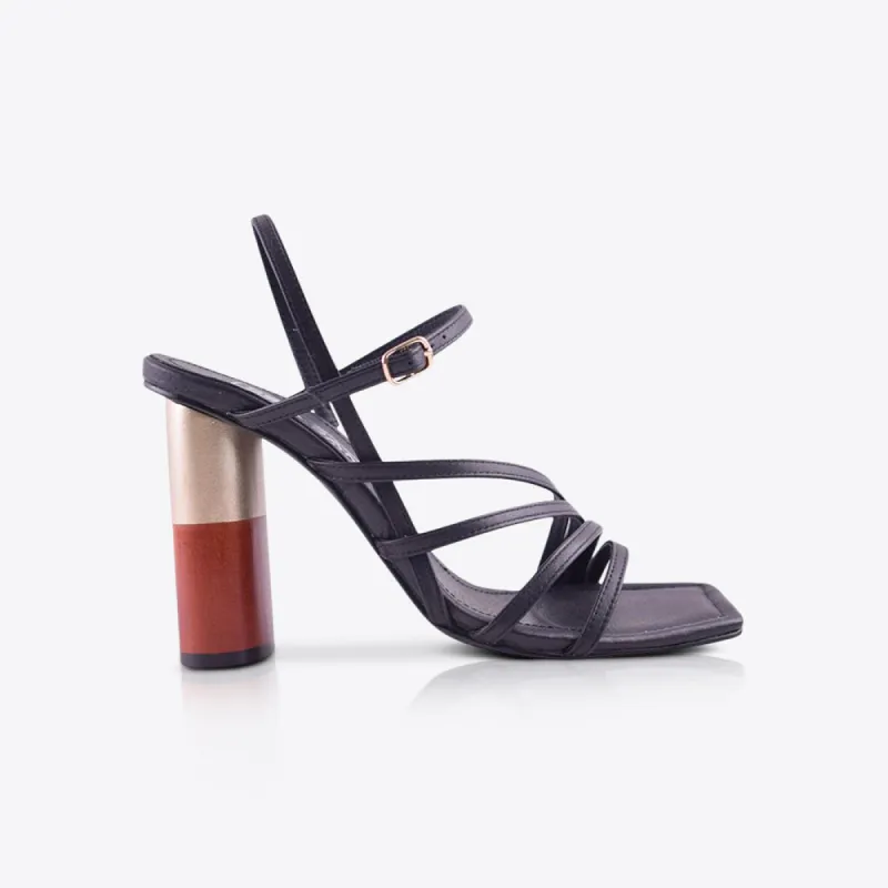 Tonia Heel Black sold by Sol Sana