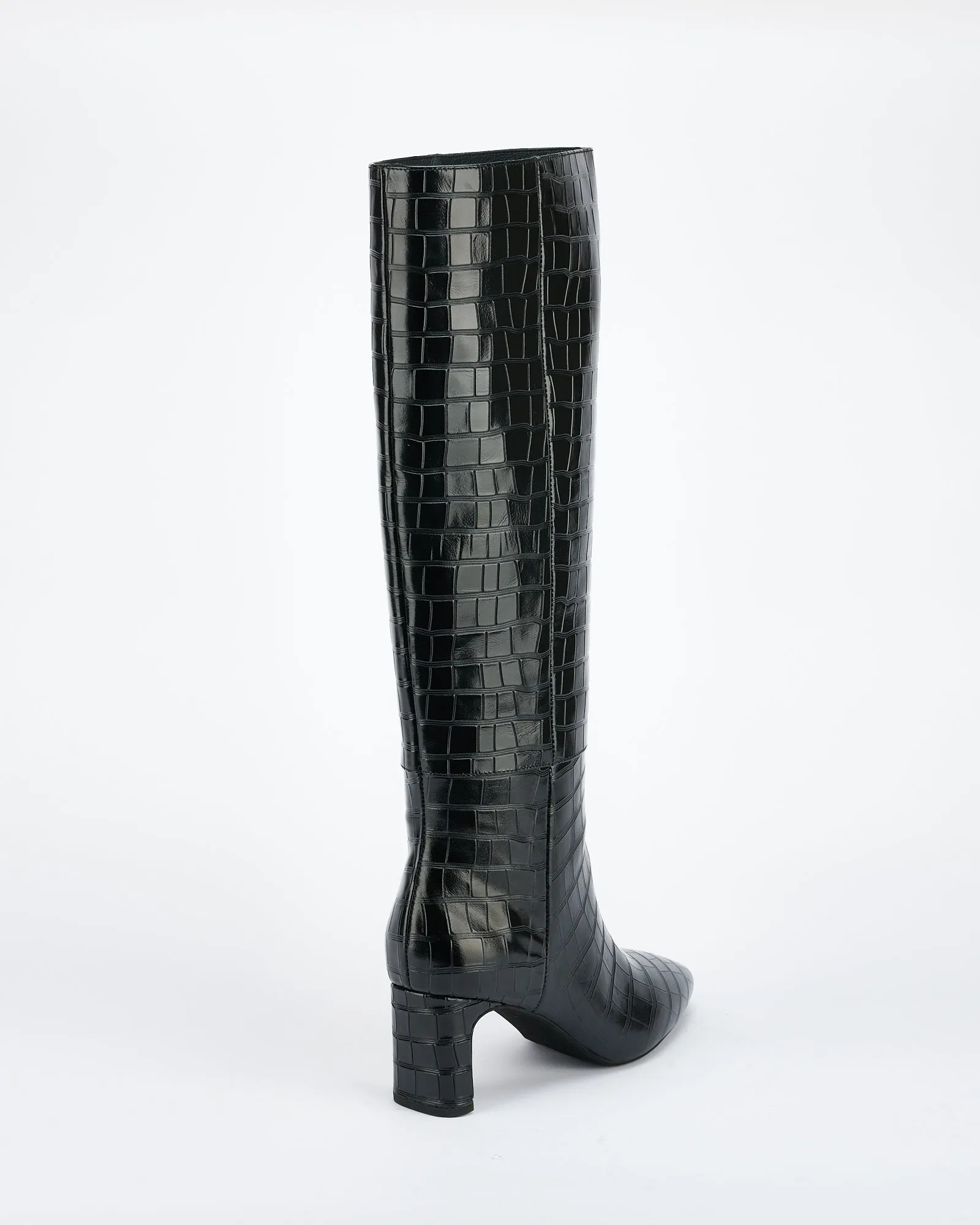 Sinna Knee High Boot Black Croc sold by Sol Sana product image thumbnail 3