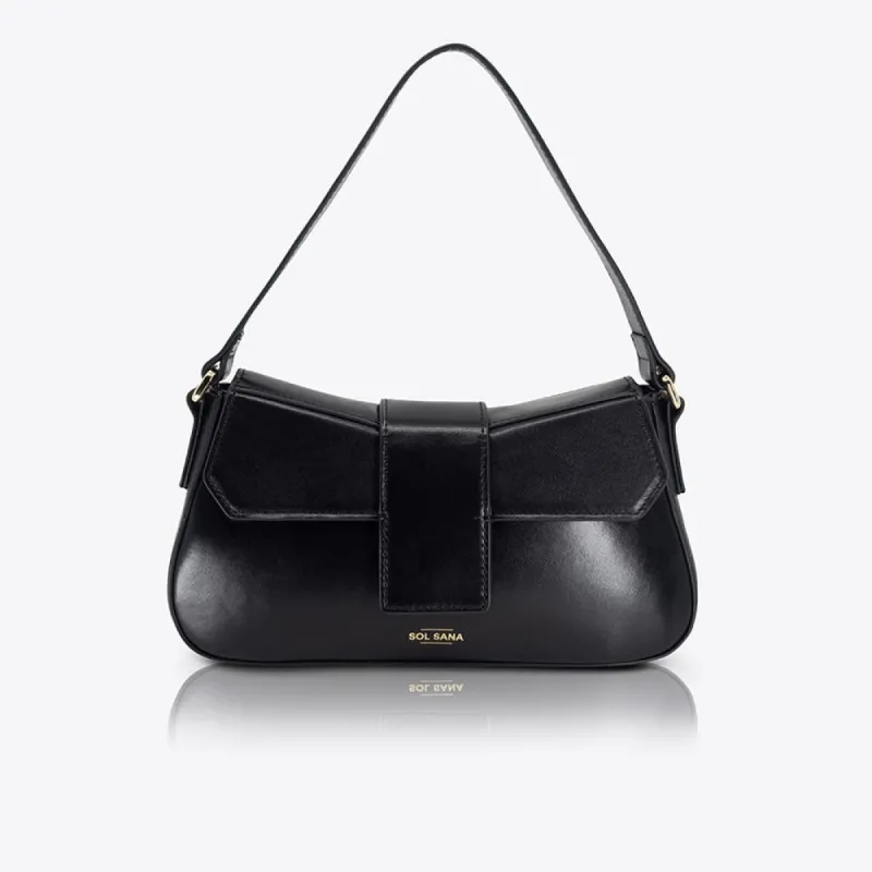 Baguette Bag Black/Gold made by Sol Sana