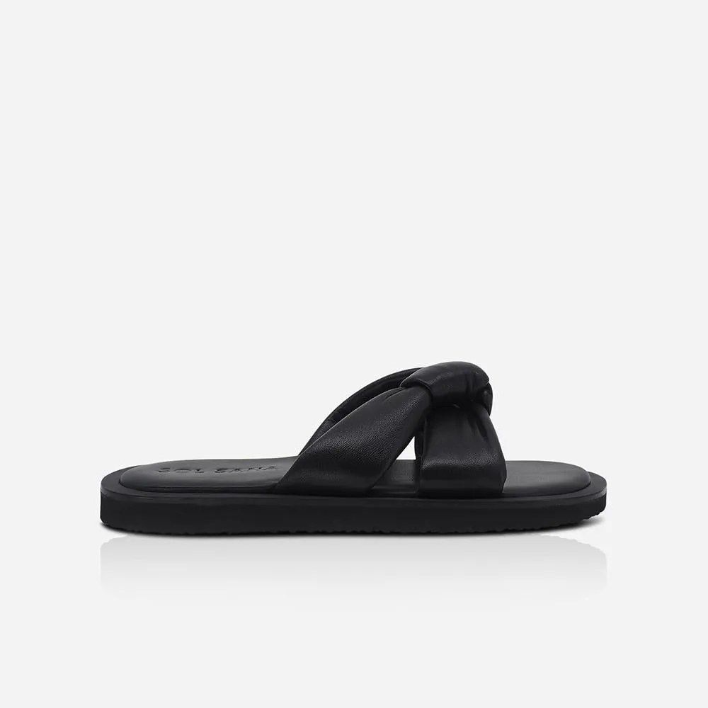 Marlene Slide Black sold by Sol Sana