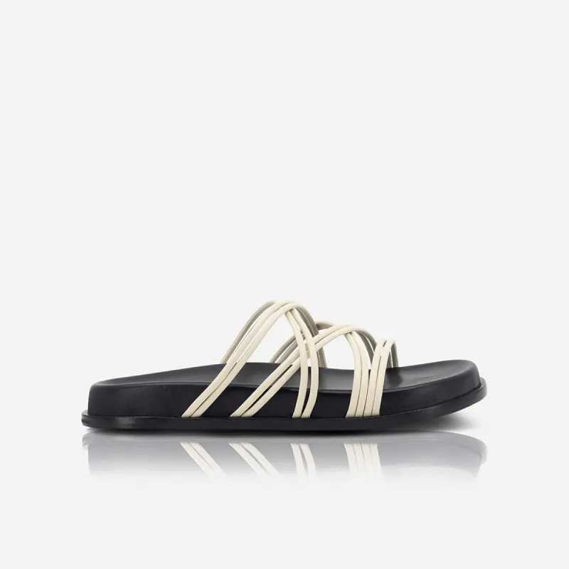 St Tropez Footbed Off White made by Sol Sana