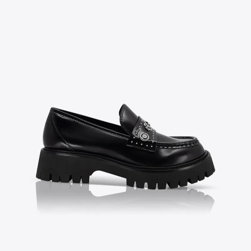 Maritime Loafer Black/Silver made by Sol Sana