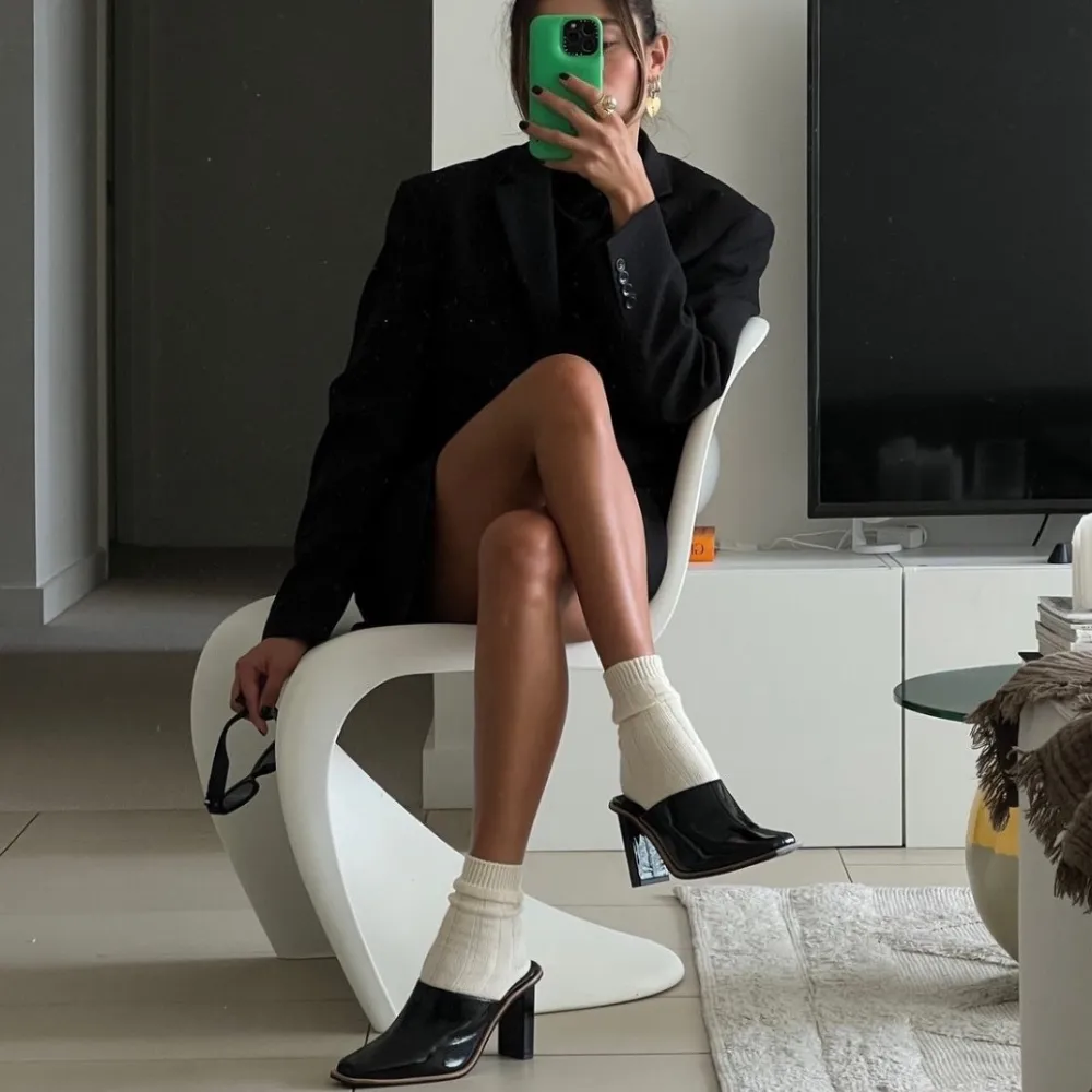 Eon Mule Patent Black sold by Sol Sana product image thumbnail 2